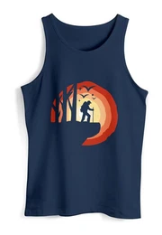 Tanktop Herren Tank-Top {replace} Muskelshirt mit Print