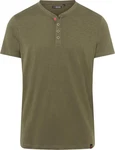 TIMEZONE Henleyshirt Dunkelgrün/Khaki