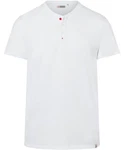 TIMEZONE Henleyshirt Weiß/Rot/Grau