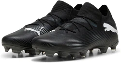 PUMA Herrenfußballschuh FUTURE 7 MATCH FG/AG Schwarz/Rot/Grau