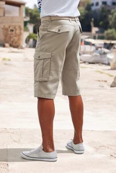 John Devin Cargobermudas Khaki/Dunkelgrün