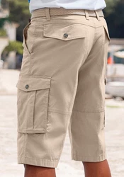 John Devin Cargobermudas Khaki/Dunkelgrün
