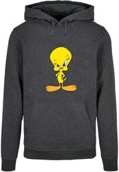 ABSOLUTE CULT Herren Looney Tunes Angry Tweety Hoody Beige/Dunkelgrau/Grün/Grau/Lila/Weiß/Gelb