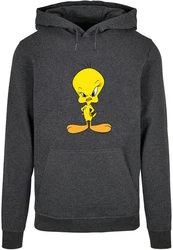 ABSOLUTE CULT Herren Looney Tunes Angry Tweety Hoody Beige/Dunkelgrau/Grün/Grau/Lila/Weiß/Gelb