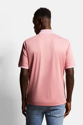 bugatti Poloshirt mit Kontraststreifen Rosa/Lila/Rot