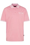 bugatti Poloshirt mit Kontraststreifen Rosa/Lila/Rot