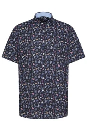 Kurzarmhemd mit sommerlichen Prints