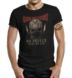 T-Shirt fr Biker und Racer: No Brakes, Ride or Die