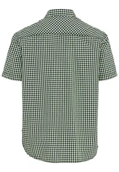 camel active Kurzarmhemd Regular Fit Dunkelgrün/Grün