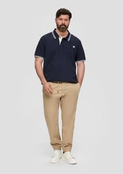s.Oliver Stoffhose mit elastischem Bund Khaki/Beige/Braun