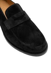 Henry Stevens Haywood PL Businessschuh Loafer Herren Schwarz