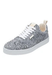 N91 Court Herrensneaker Sneaker Turnschuh Creme/Grau