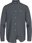 Tommy Jeans Langarmhemd TJM ENTRY REG OXFORD SHIRT mit Logoprägung Dunkelgrau/Grau/Hellgrau/Dunkelblau