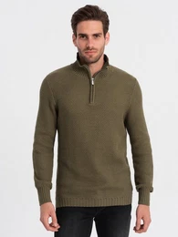 Stehkragenpullover Mnner- Pullover mit Stehkragen