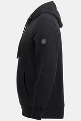 JP1880 Sweatshirt Hoodie Homewear Kapuze Kängurutasche Schwarz