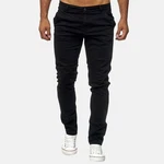 Elara Chinohose Slim Fit Schwarz
