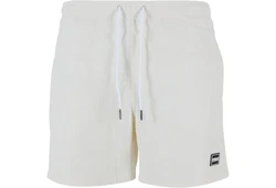 URBAN CLASSICS Block Swim Shorts Herren Weiß/Creme/Khaki/Beige