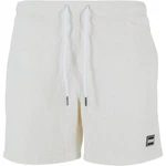 URBAN CLASSICS Block Swim Shorts Herren Weiß/Creme/Khaki/Beige