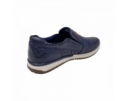 SIOUX Slipper (11560) Blau/Dunkelblau/Grau