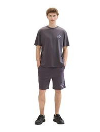 Rundhalsshirt mit Backprint