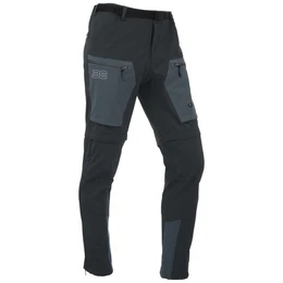 Trekkinghose Eiger 2XT-elastic T-Zipp off Herren Wanderhose - black/dark grey