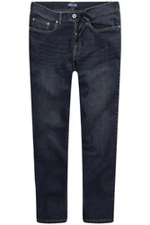 John F. Gee 5-Pocket Jeans Straight Fit Dunkelblau/Blau/Hellblau