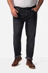 John F. Gee 5-Pocket Jeans Straight Fit Dunkelblau/Blau/Hellblau
