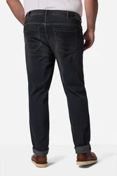 John F. Gee 5-Pocket Jeans Straight Fit Dunkelblau/Blau/Hellblau