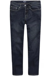John F. Gee 5-Pocket Jeans Straight Fit Dunkelblau/Blau/Hellblau