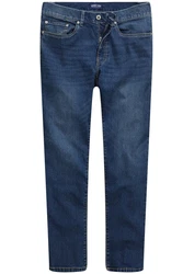 John F. Gee 5-Pocket Jeans Straight Fit Blau/Dunkelblau/Hellblau