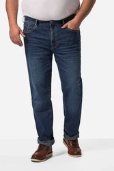 John F. Gee 5-Pocket Jeans Straight Fit Blau/Dunkelblau/Hellblau