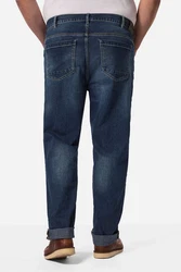 John F. Gee 5-Pocket Jeans Straight Fit Blau/Dunkelblau/Hellblau