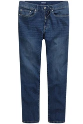 John F. Gee 5-Pocket Jeans Straight Fit Blau/Dunkelblau/Hellblau