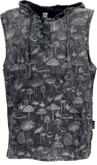 Guru-Shop Herren Tanktop mit Kapuze