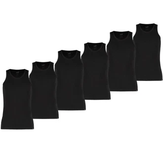 PUMA BODYWEAR Unterhemd mit Rundhals-Ausschnitt Schwarz/Dunkelgrau