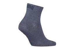 PUMA BODYWEAR Socken Quarter - Everyday Kurzsocken Dunkelblau/Hellblau/Blau/Grau