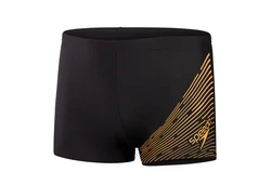 Speedo Badehose Medley Logo Aquashort Gold/Braun/Gelb/Schwarz/Orange/Grün/Creme