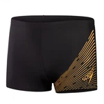Speedo Badehose Medley Logo Aquashort Gold/Braun/Gelb/Schwarz/Orange/Grün/Creme