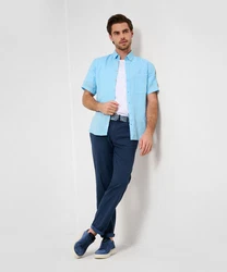 Brax Stoffhose Grau/Dunkelblau/Blau