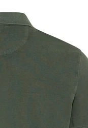 camel active Poloshirt Regular Fit Polo Dunkelgrün/Grün