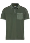 camel active Poloshirt Regular Fit Polo Dunkelgrün/Grün