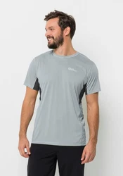Jack Wolfskin T-Shirt PRELIGHT S/S Grau/Hellgrau