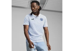 PUMA T-Shirt Manchester City ftblCULTURE Herren Hellblau