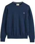 Gant Herren Pullover CLASSIC COTTON C-NECK jeansblau melange