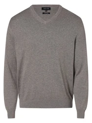 Andrew James Strickpullover Grau/Hellgrau/Braun/Dunkelgrau