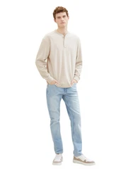 TOM TAILOR 5-Pocket Jeans Khaki/Beige/Hellblau