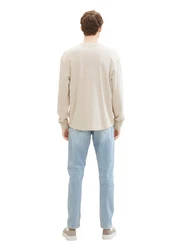 TOM TAILOR 5-Pocket Jeans Khaki/Beige/Hellblau