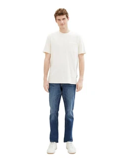 TOM TAILOR 5-Pocket Jeans Weiß/Creme/Beige