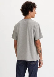 Levi's T-Shirt SS 4 BUTTON HENLEY Grau/Hellgrau