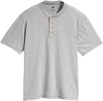 Levi's T-Shirt SS 4 BUTTON HENLEY Grau/Hellgrau